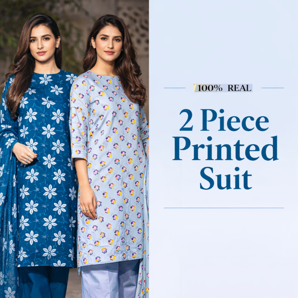 2 Piece Printed Suit