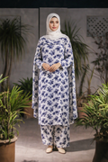 Bloom 2 Piece Printed Suit - Unstitched