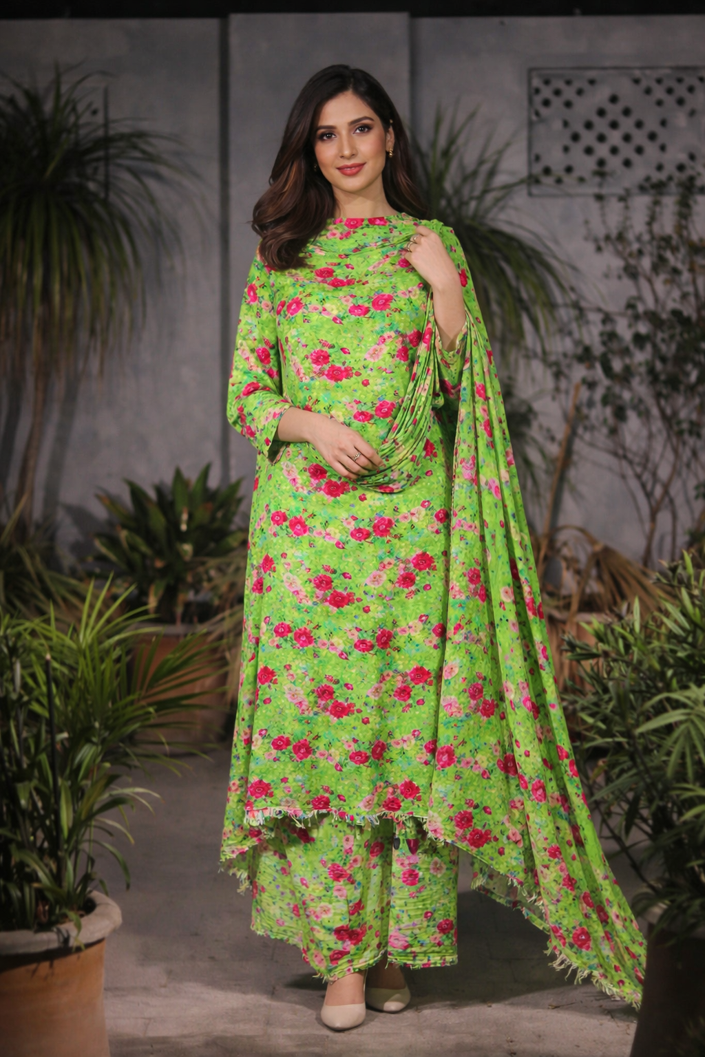 Summer Printed Suit - Unstitched