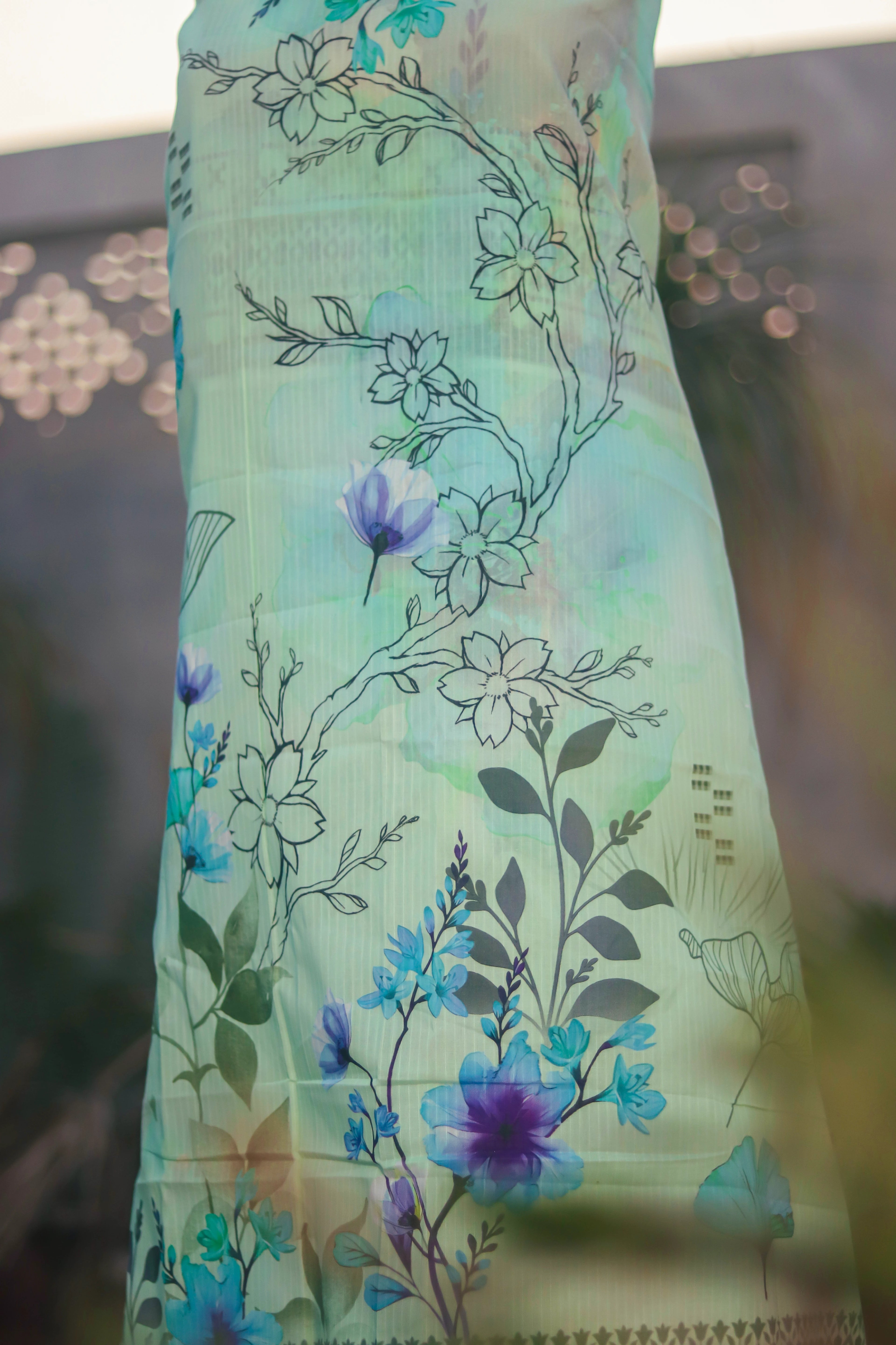 Garden 2 Piece Printed Suit - Unstitched