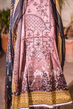 Luxe Embroidered Ensemble - Unstitched