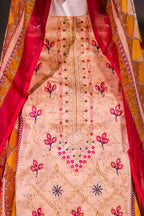 Elara Grace Embroidered Dress - Unstitched