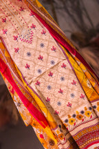 Elara Grace Embroidered Dress - Unstitched