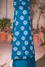 Farah Blossom Printed Suit - Unstitched