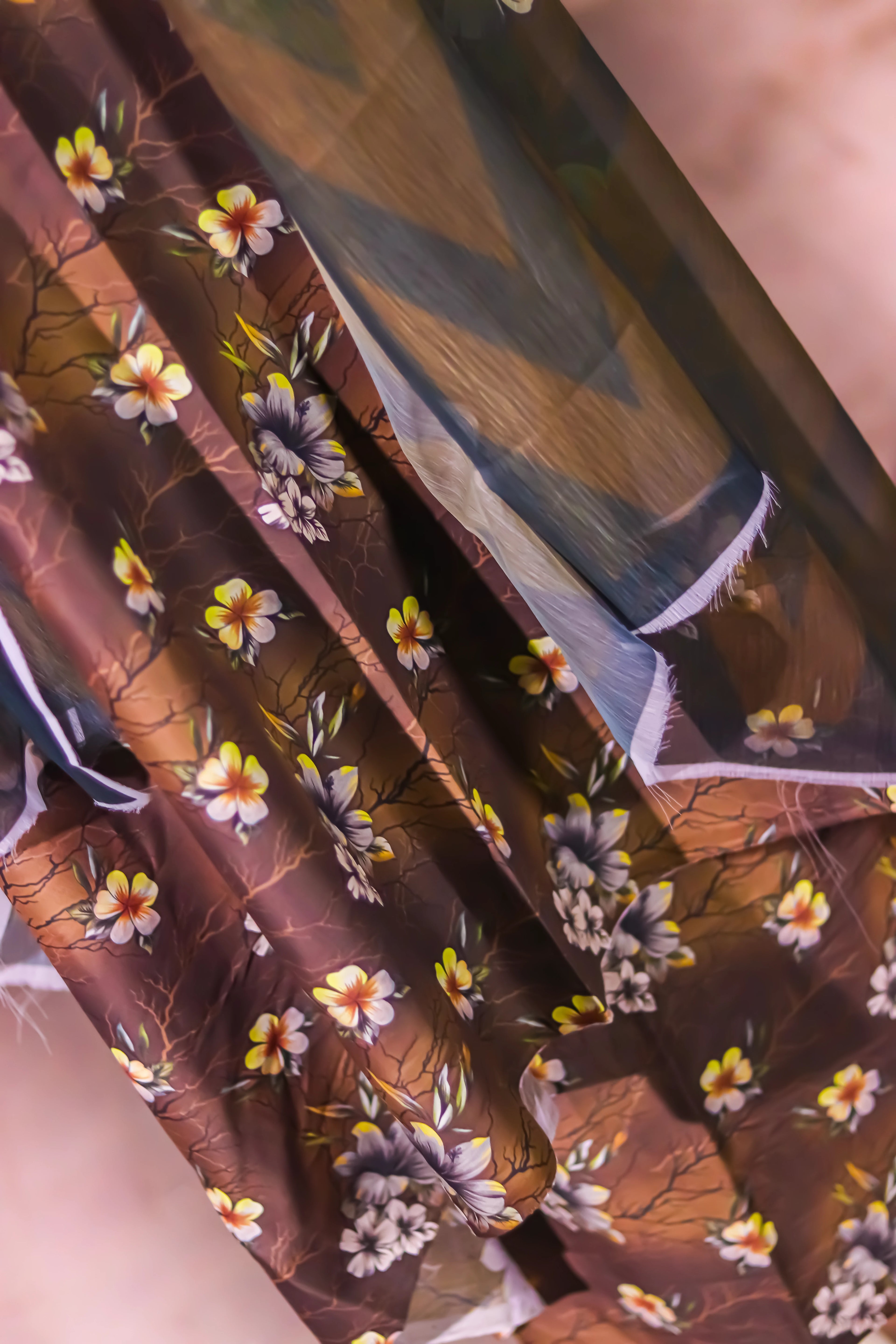 3 Piece Printed Ensemble - Unstitched